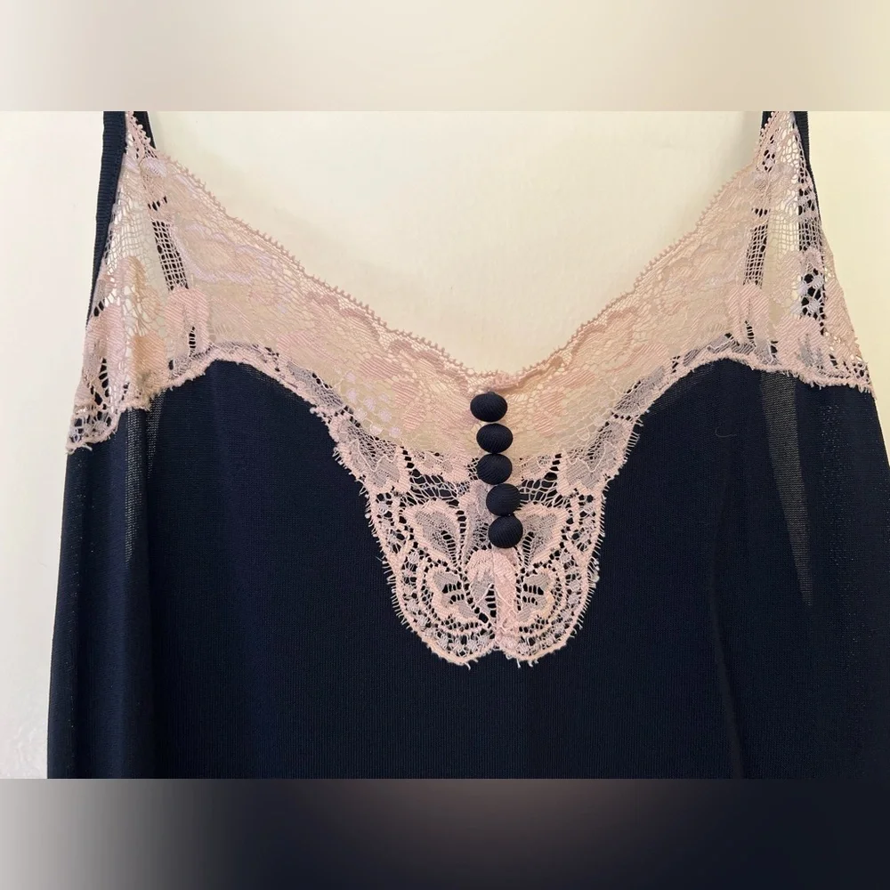 Banana Republic Black and Cream Cami - Picture 3 of 5